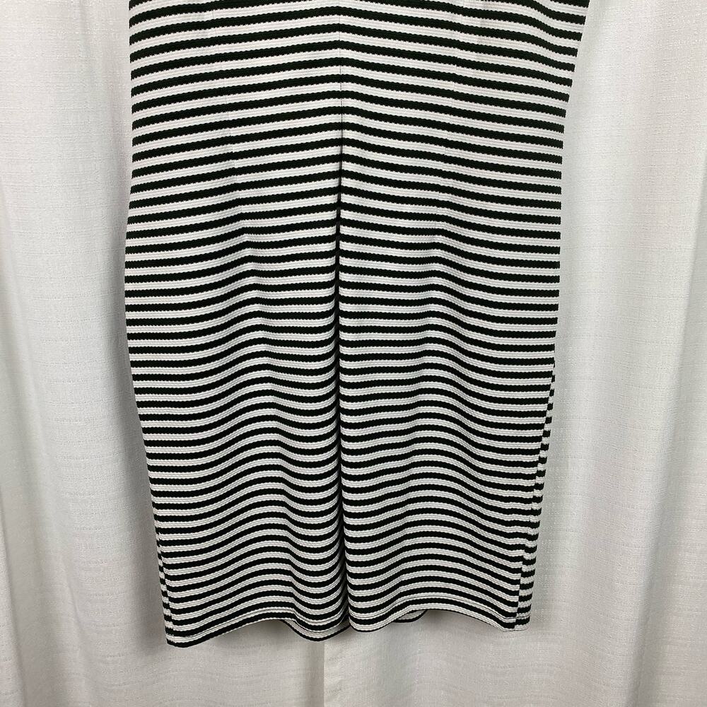 Eloquii Black&White Stripe Cap Sleeve Sheath Midi Dress Sz.22W - Picture 10 of 13